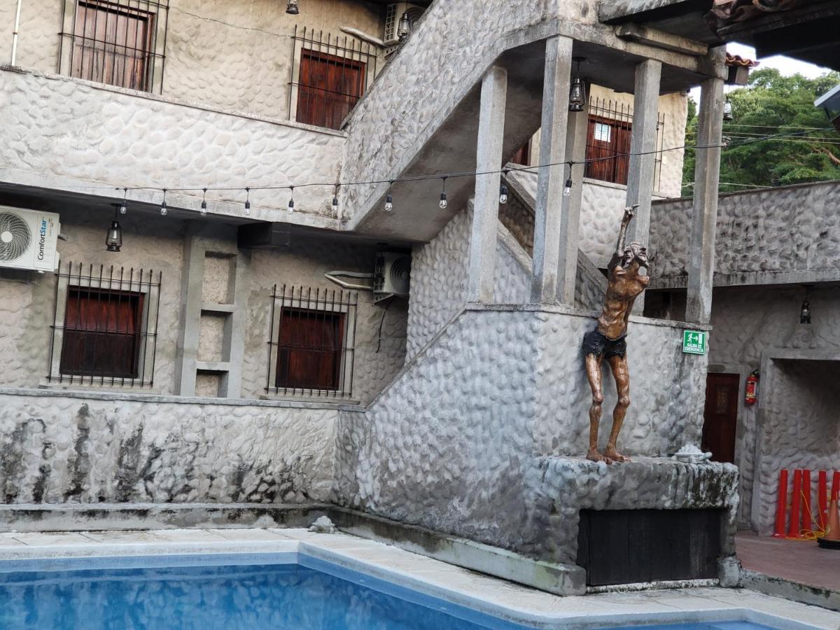 Hostal Casa De Las Gargolas Amapala ภายนอก รูปภาพ